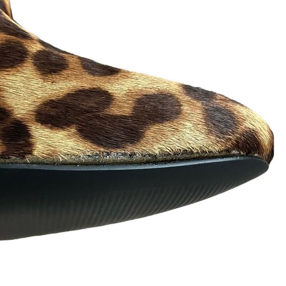 INC International Concepts Leopard Print Ankle Booties Size 6.5 - Picture 6 of 7